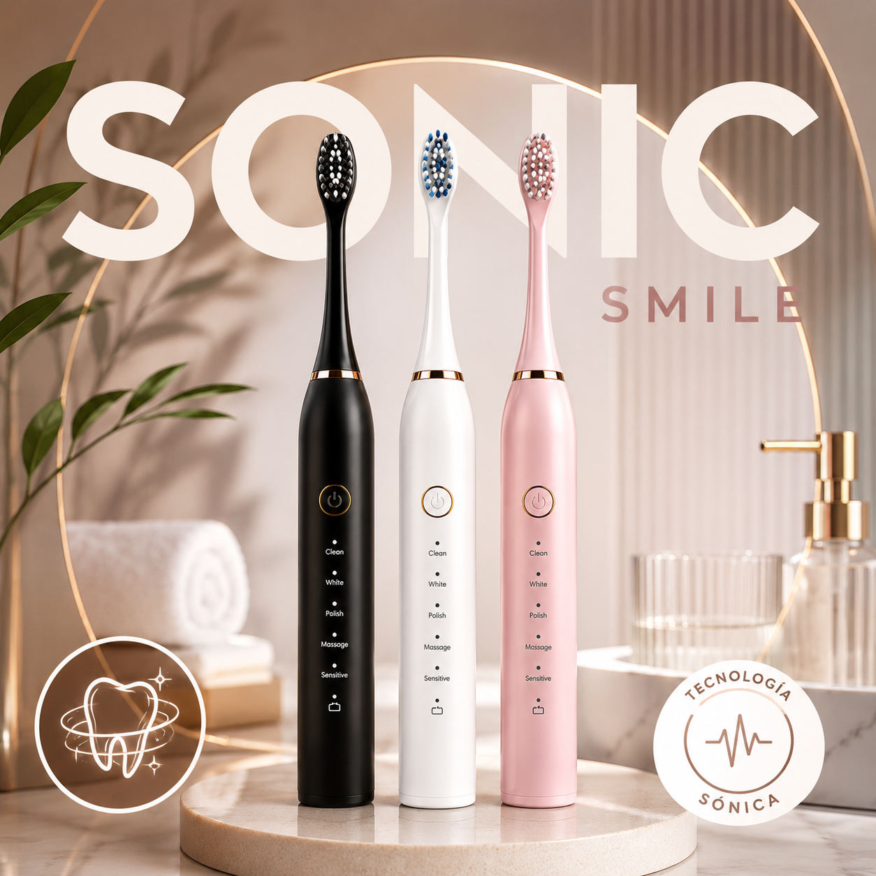 🦷 SonicSmile PRO™ TU BOCA LO VA A NOTAR DESDE EL PRIMER CEPILLADO
