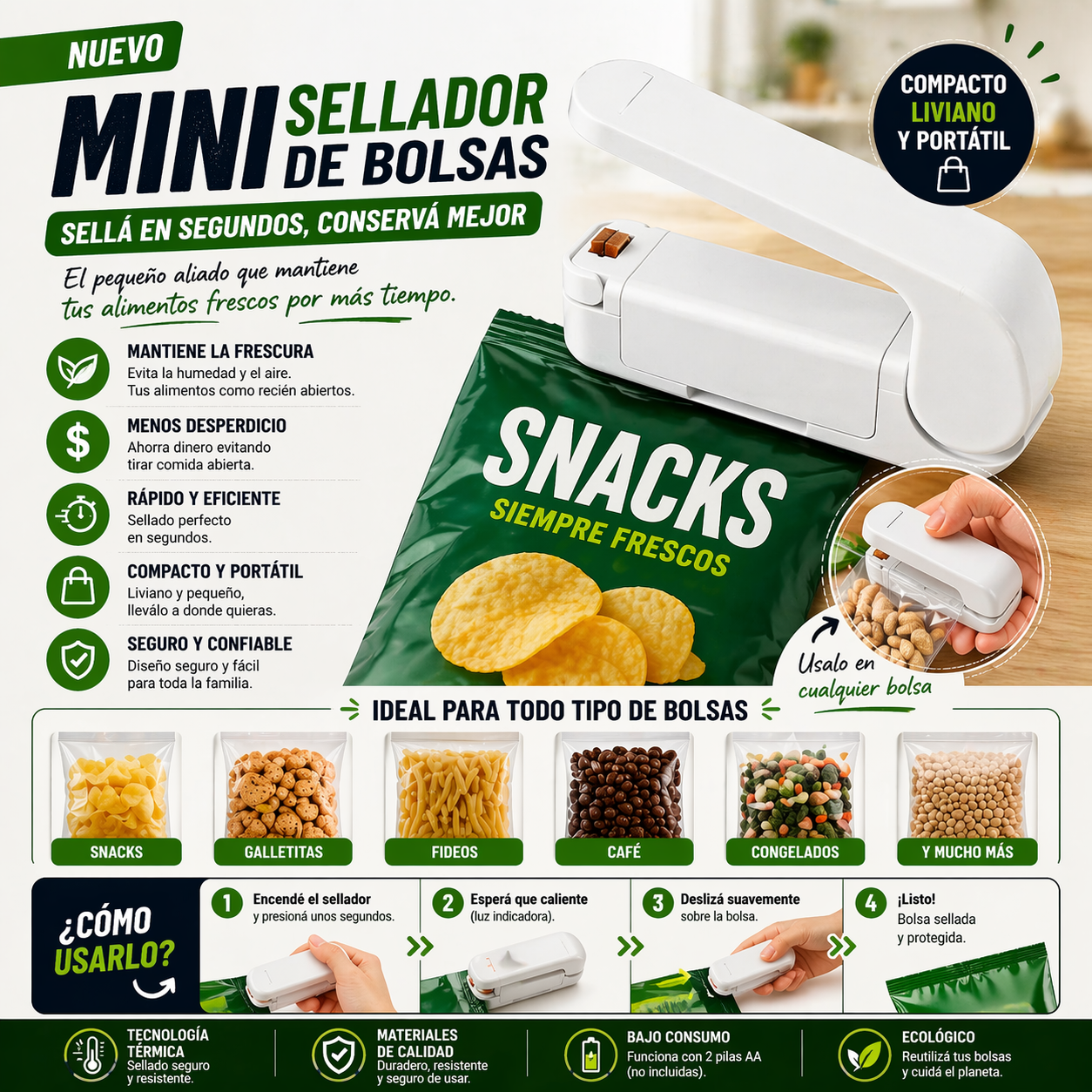 SealFresh PRO™ + Snack Saladix de 🎁 para la Prueba